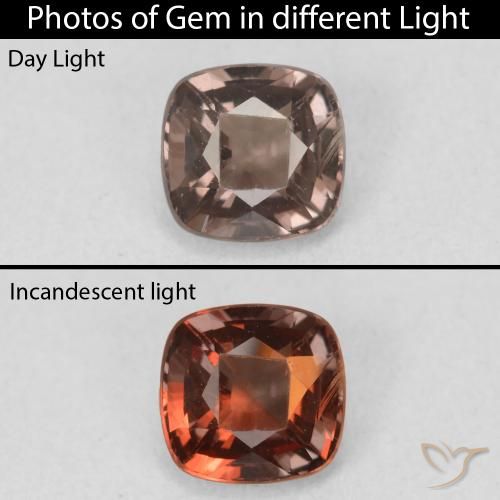 1.16ct طبيعي بنى عين الجمل عقيق متغير اللون, وسادة, قليلا جدا