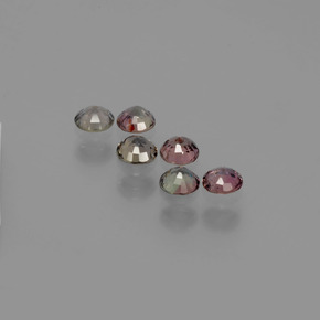 زفير متغير اللون متعدد الألوان طبيعي، قصة دائرى، 1.67 قيراط، قليلا جدا