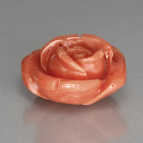 مرجان سالمون طبيعي، شكل خيالي، 6.05 قيراط، غير شفاف