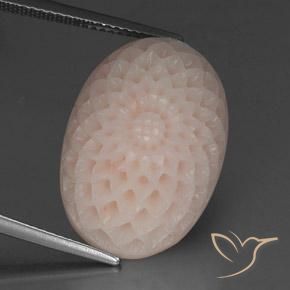 20.80ct طبيعي وردى فاتح-متوسط مرجان, فانسى, غير شفاف