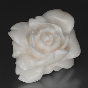 مرجان أبيض طبيعي، شكل خيالي، 27.83 قيراط، غير شفاف