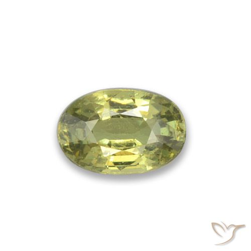 0.47ct طبيعي أخضر الغابة دافئ عقيق الديمانتويد, بيضوي, VVS-VS