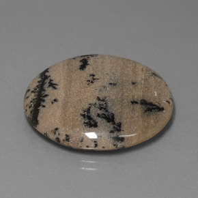 عقيق شجيري متعدد الألوان طبيعي، قصة دائرى، 36.61 قيراط، غير شفاف