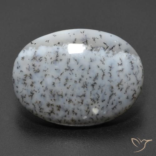 11.20ct طبيعي متعدد الألوان عقيق شجيري, بيضوي, غير شفاف