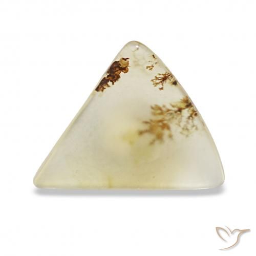 2.11ct متعدد الألوان عقيق شجيري, مثلثى, شفاف