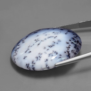 كالسيدونى شجيري متعدد الألوان طبيعي، قصة بيضاوى، 69.65 قيراط، نصف شفاف