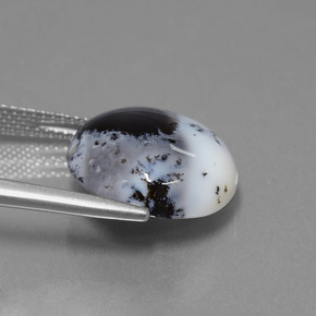 كالسيدونى شجيري متعدد الألوان طبيعي، قصة دائرى، 9.50 قيراط، نصف شفاف