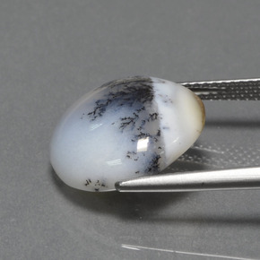 كالسيدوني شجيري طبيعي بلون متعدد الألوان، وزن ‎7.74‎ قيراط، شكل دائري، مقاس ‎15.17‎ مم