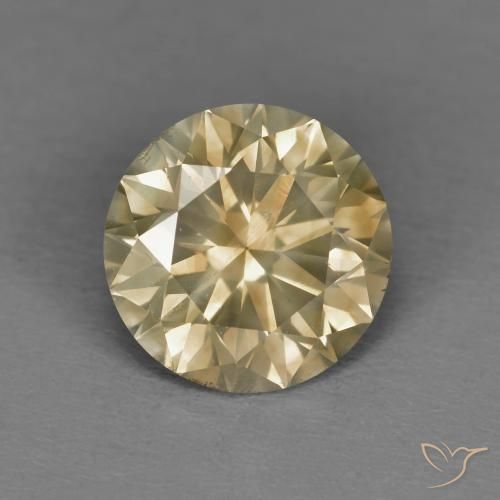 1.81ct طبيعي كونياك الماس, دائري, SI