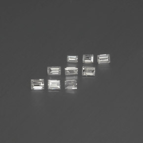 أحجار الماس أبيض طبيعية، باجيت، SI، وزنها  قيراط