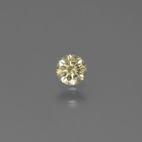 الماس شامبانيا طبيعي، دائري، 0.13 قيراط، SI