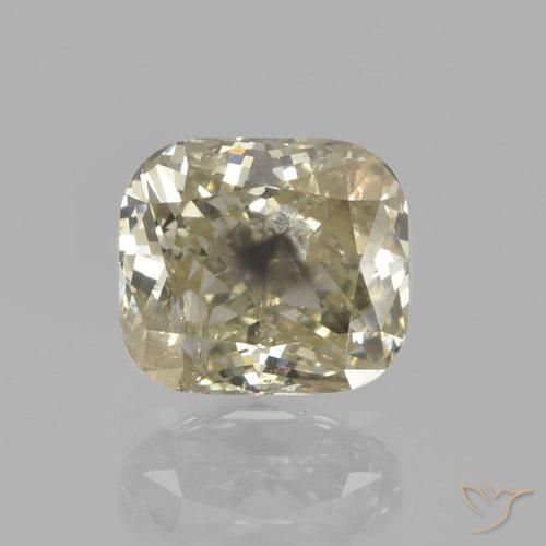 1.15ct طبيعي كونياك الماس, وسادة, VS-SI