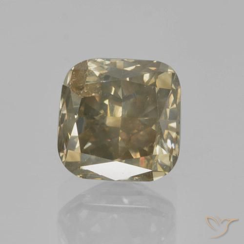 2.02ct طبيعي كونياك الماس, وسادة, قليلا جدا
