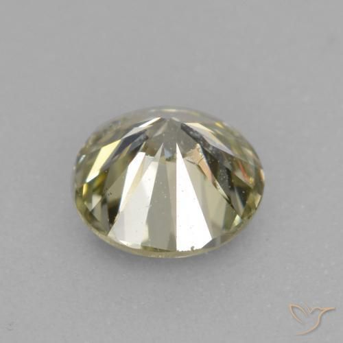 الماس Medium Light-Yellow طبيعي، دائري، 0.27 قيراط، قليلا جدا
