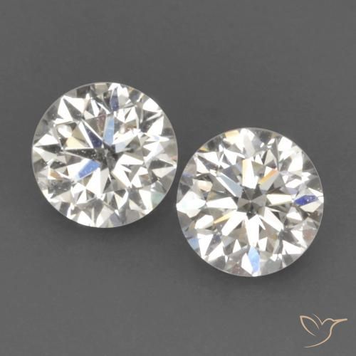 0.25ctw طبيعي I الماس, دائري, VVS-VS