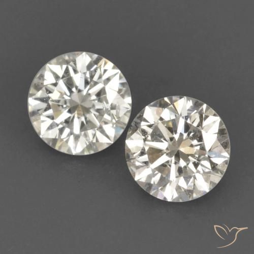 0.22ctw طبيعي J الماس, دائري, VVS-VS