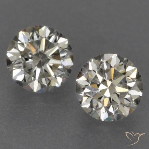 0.20ctw طبيعي K الماس, دائري, VVS-VS