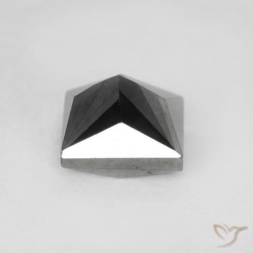 الماس أسود طبيعي، مربع، 0.69 قيراط، غير شفاف