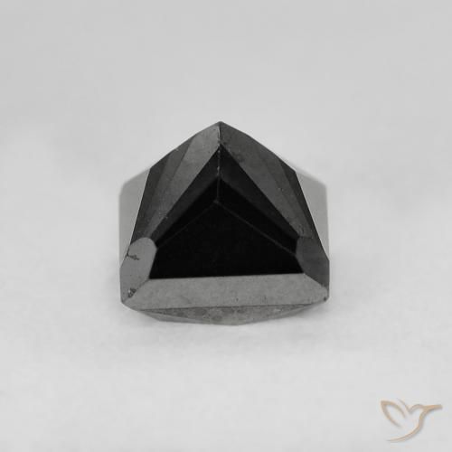 الماس أسود طبيعي، مربع، 0.98 قيراط، غير شفاف
