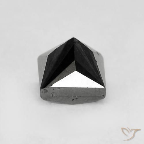 الماس أسود طبيعي، مربع، 0.35 قيراط، غير شفاف