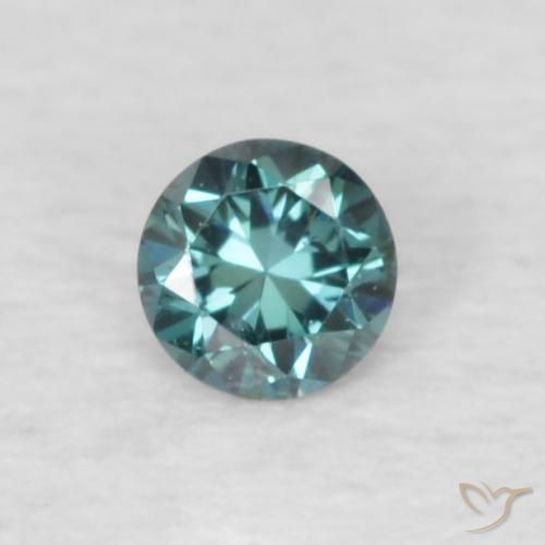 0.05ct طبيعي أزرق الماس, دائري, VVS