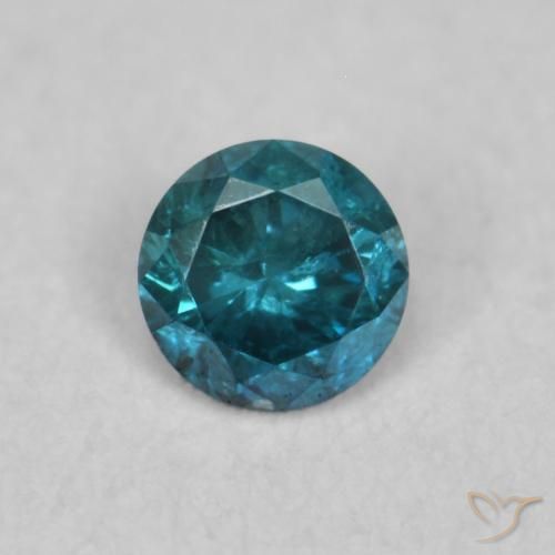 0.06ct طبيعي أزرق الماس, دائري, VVS-VS