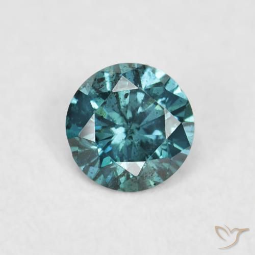 0.05ct طبيعي أخضر الماس, دائري, VVS-VS
