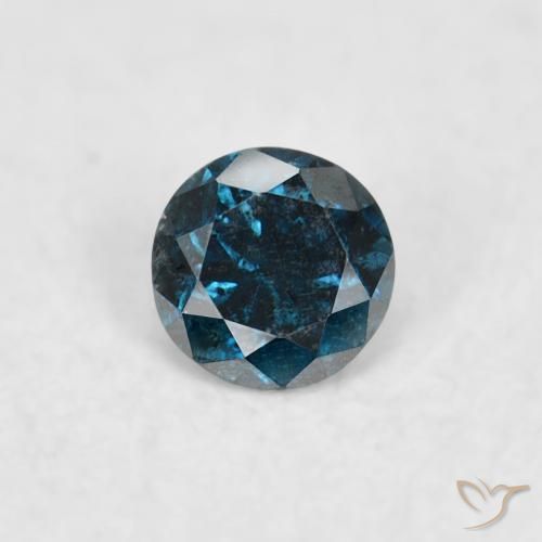 0.05ct طبيعي أزرق الماس, دائري, VS-SI