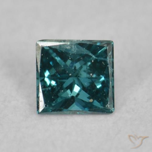 0.05ct طبيعي أخضر الماس, مربع, VS-SI