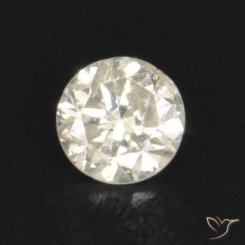 0.03ct طبيعي K الماس, دائري, VS-SI