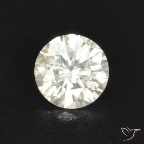 0.07ct طبيعي L الماس, دائري, VS-SI