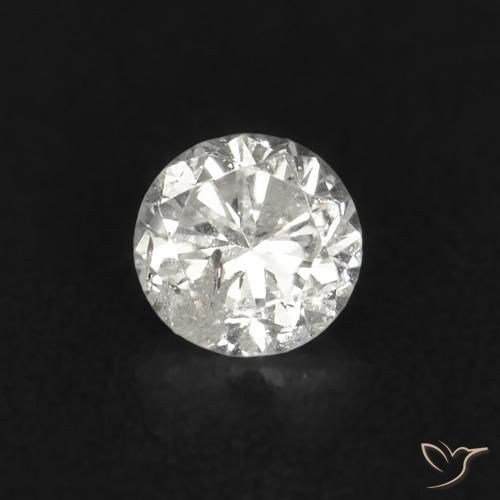 0.03ct طبيعي I الماس, دائري, SI