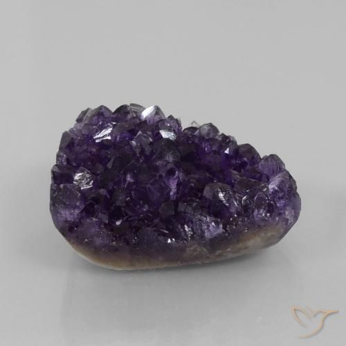 74.48ct طبيعي بنفسجى داكن جمشت دروزى, فانسى, غير شفاف