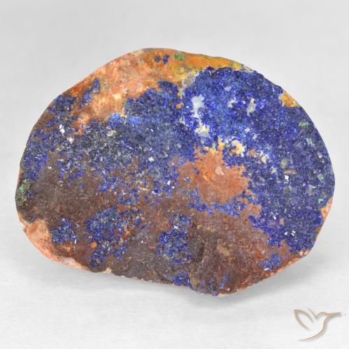 26.40ct طبيعي أزرق بحرى غامق أزوريت دروزى, فانسى, غير شفاف