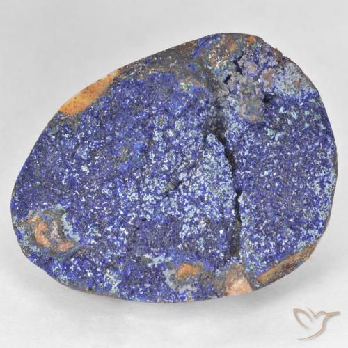 25.88ct طبيعي أزرق بحرى غامق أزوريت دروزى, فانسى, غير شفاف