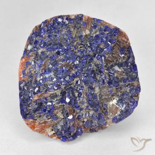 23.14ct طبيعي أزرق بحرى غامق أزوريت دروزى, فانسى, غير شفاف