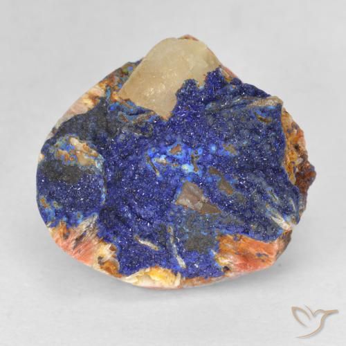 10.05ct طبيعي أزرق بحرى غامق أزوريت دروزى, فانسى, غير شفاف