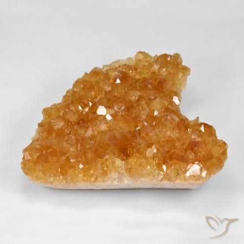 117.07ct طبيعي العسل البرتقال سيترين دروزى, قلب, غير شفاف