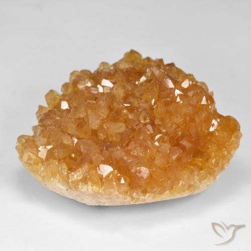 98.13ct طبيعي Medium Light-Orange سيترين دروزى, فانسى, غير شفاف