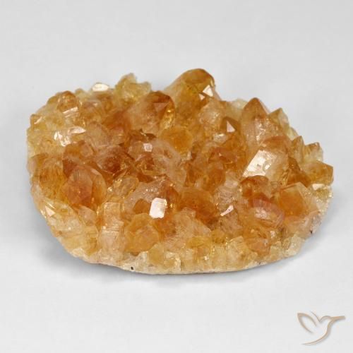 43.06ct طبيعي Medium Light-Orange سيترين دروزى, فانسى, غير شفاف