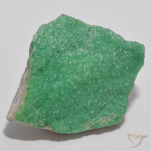 16.01ct طبيعي أخضر متوسط دروزي فاريسسيت, فانسى, غير شفاف
