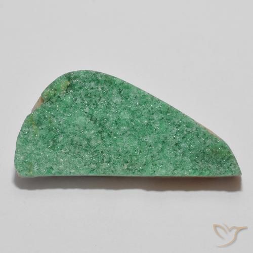 13.42ct طبيعي أخضر متوسط دروزي فاريسسيت, فانسى, غير شفاف