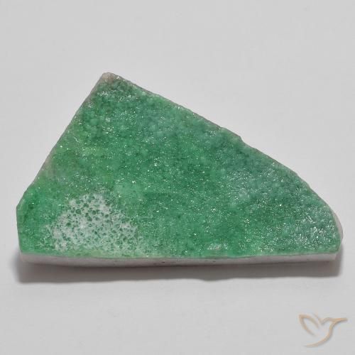 16.67ct طبيعي أخضر دروزي فاريسسيت, فانسى, غير شفاف