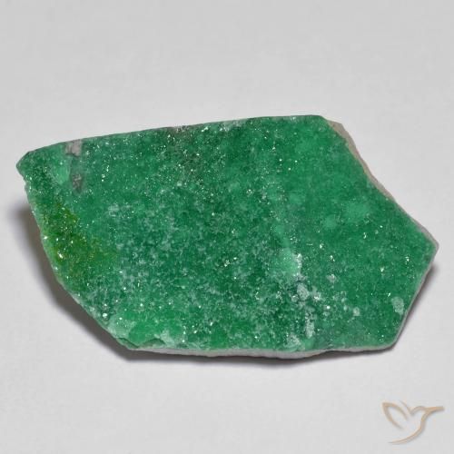 12.63ct طبيعي أخضر متوسط دروزي فاريسسيت, فانسى, غير شفاف