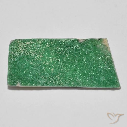 12.76ct طبيعي أخضر متوسط دروزي فاريسسيت, فانسى, غير شفاف