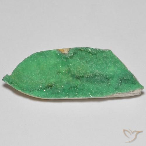 12.46ct طبيعي أخضر مصفر دروزي فاريسسيت, فانسى, غير شفاف