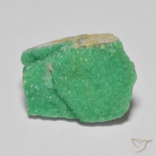 5.44ct طبيعي أخضرالنعناع دروزي فاريسسيت, فانسى, غير شفاف