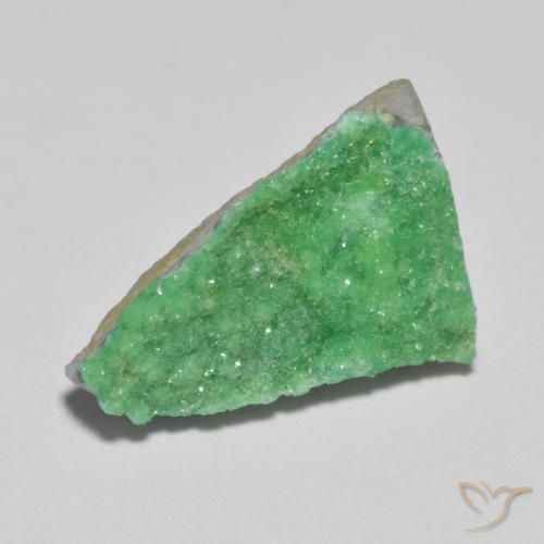 4.05ct طبيعي أخضر النفل دروزي فاريسسيت, فانسى, غير شفاف