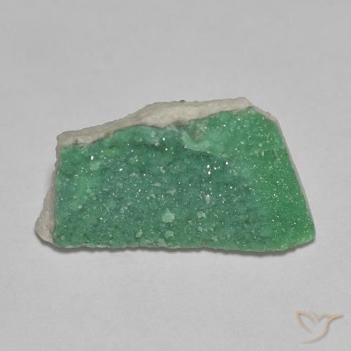 3.73ct طبيعي أخضر متوسط دروزي فاريسسيت, فانسى, غير شفاف