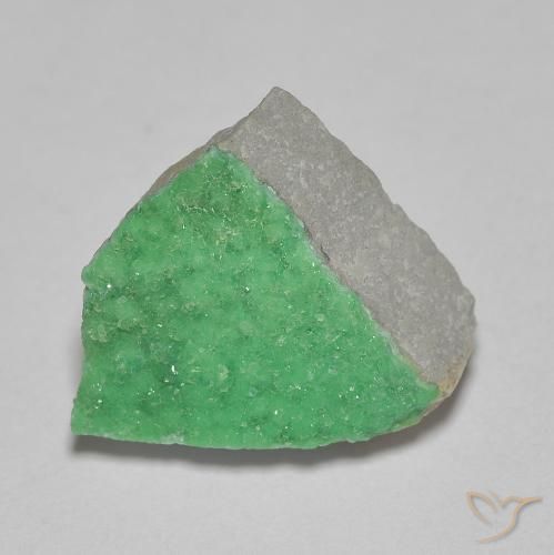 4.23ct طبيعي أخضر النفل فاتح دروزي فاريسسيت, فانسى, غير شفاف